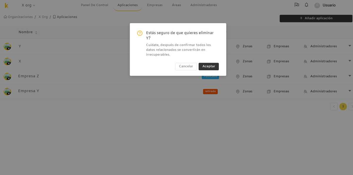 Takasi aplicaciones eliminar Takasi aplicaciones eliminar