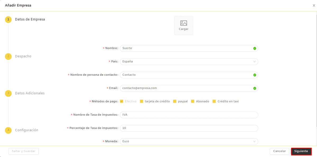 Takasi datos empresas